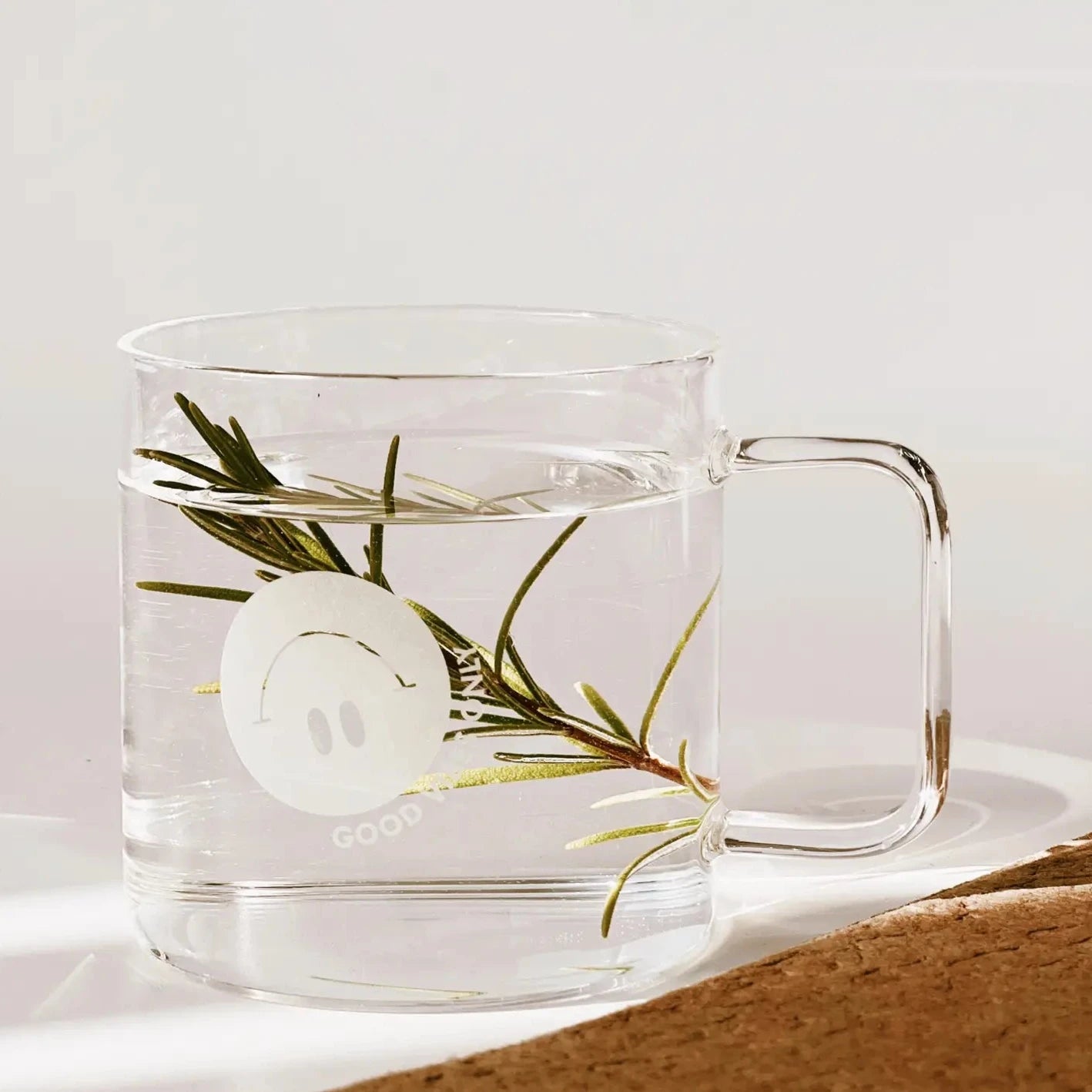 bicchiere in vetro borosilicato