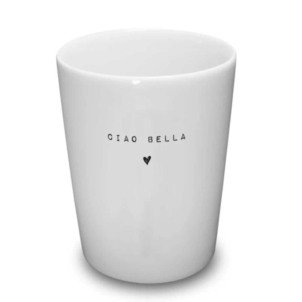 tazza artigianale ciao bella