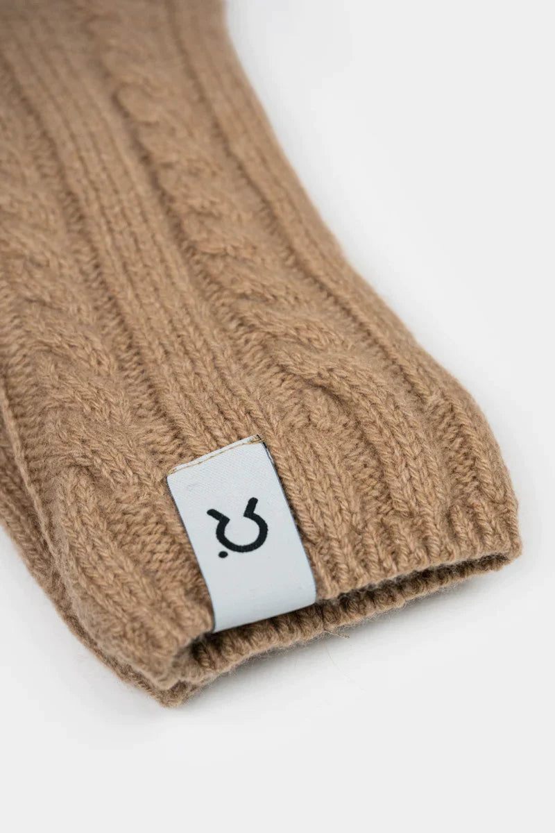Manicotti in cashmere color biscotto