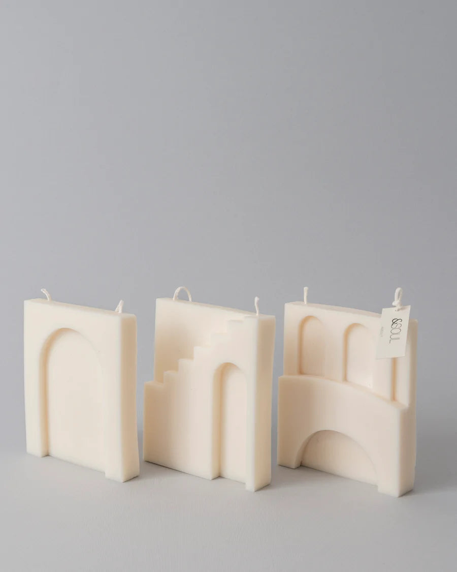 Candele ecosostenibili: The Arches set