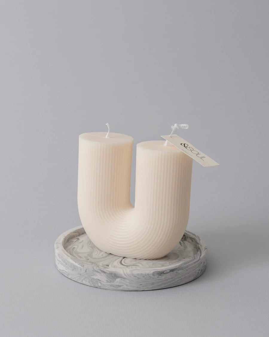 Candela ecosostenibile "U"