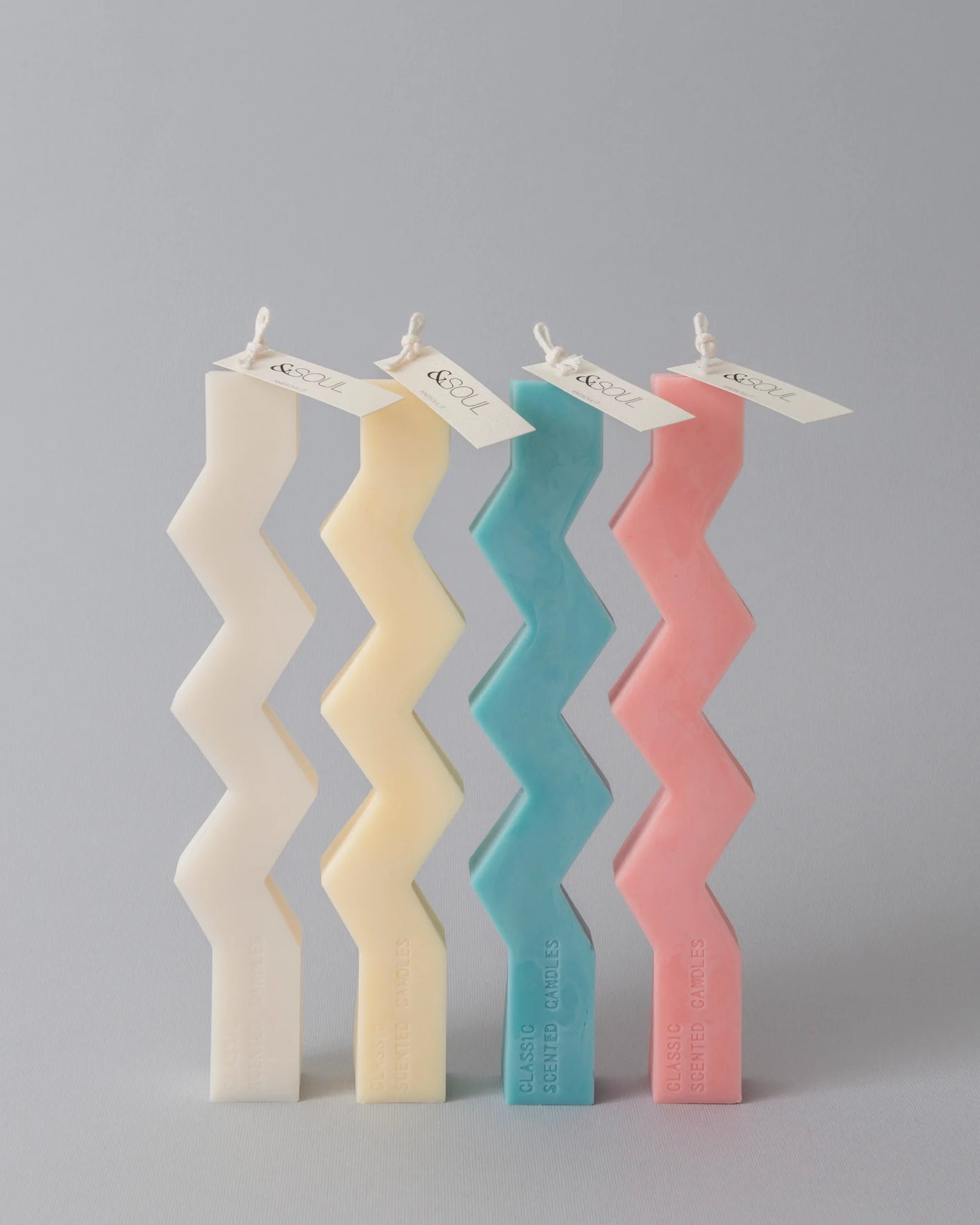 Candela ecosostenibile Zig Zag