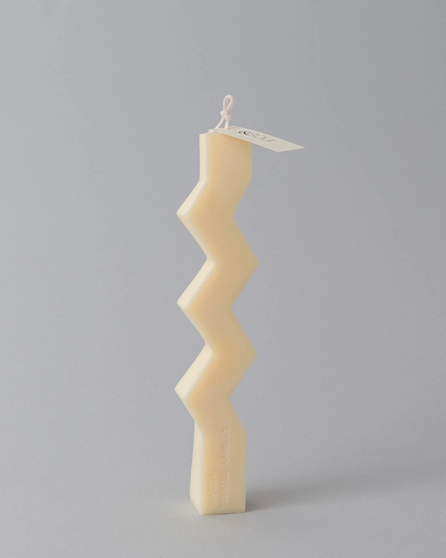 Candela ecosostenibile Zig Zag