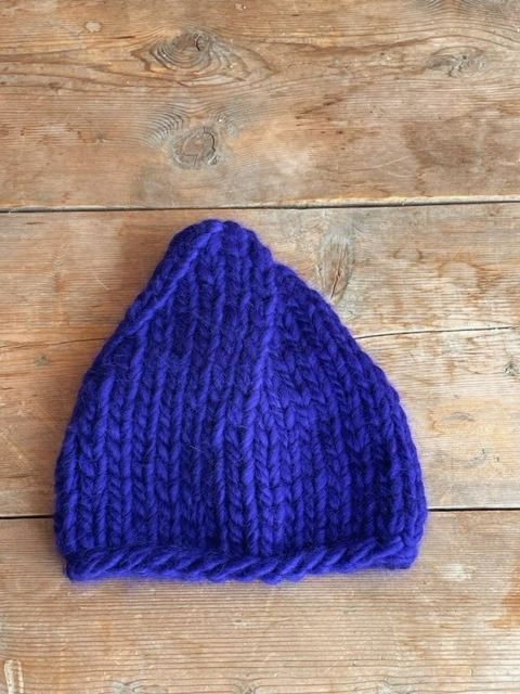 Cappello in lana Blu cobalto