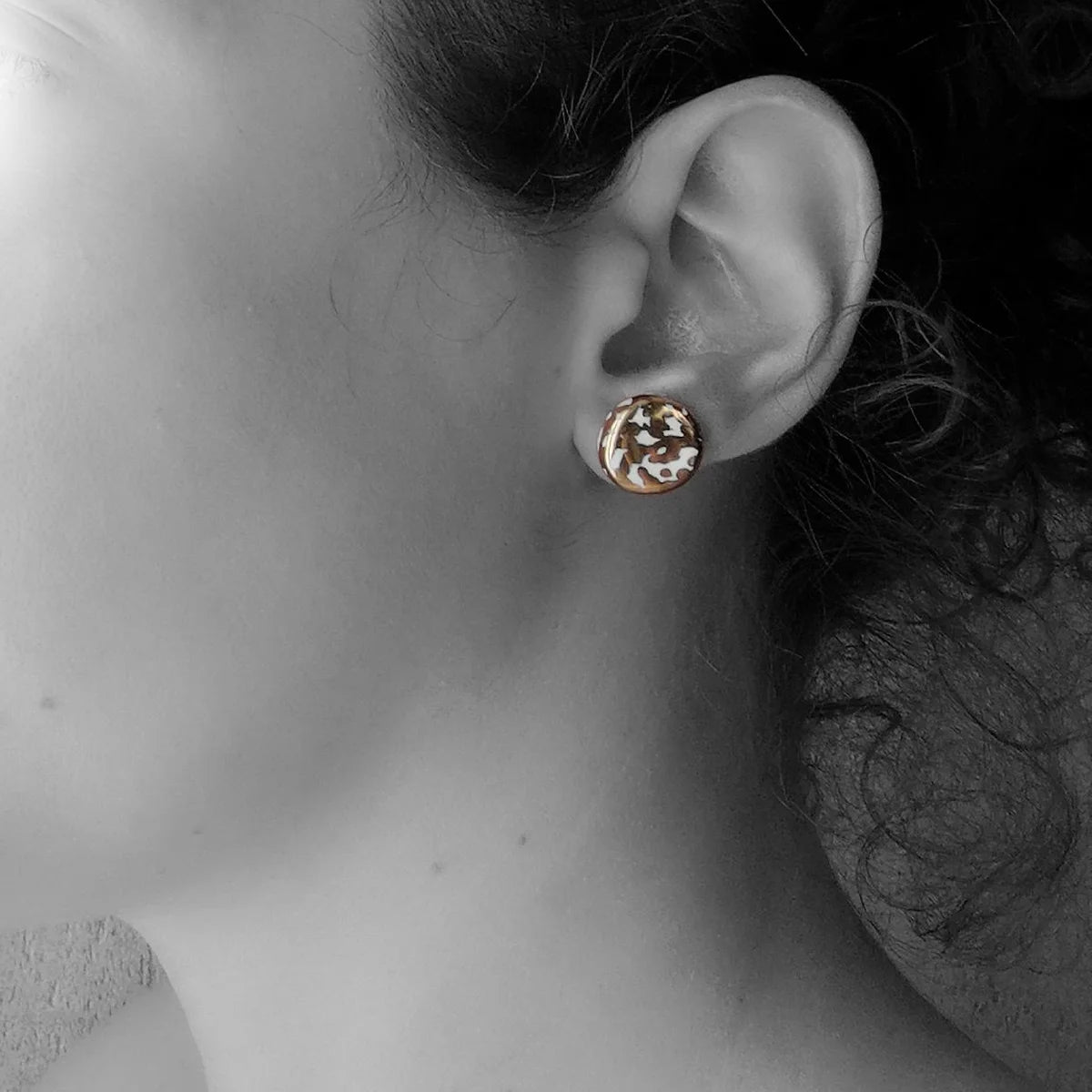Orecchini Sparkling buttons