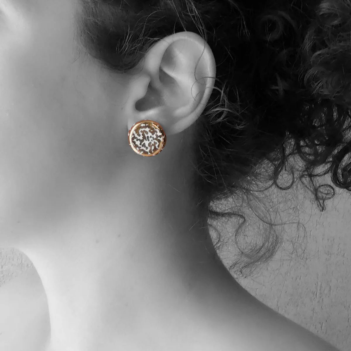Orecchini Sparkling buttons