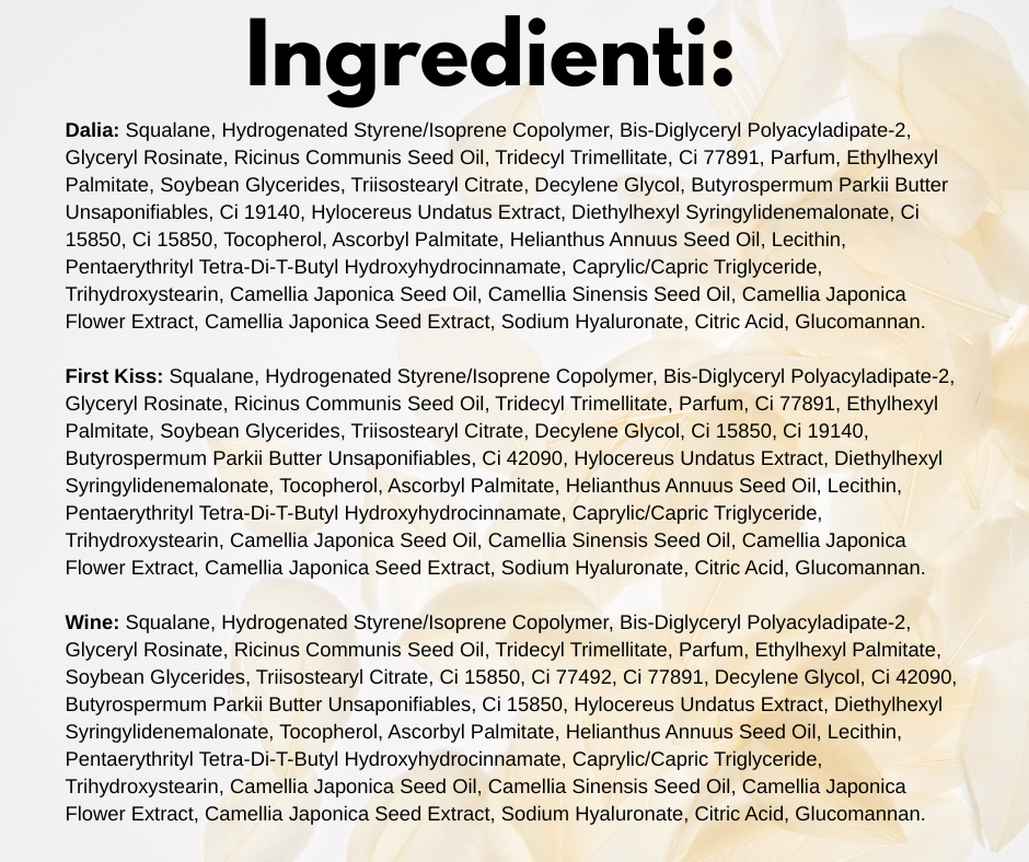 Tinted Lip Oil & Balm - Colore, trattamento e gloss in un unico gesto.