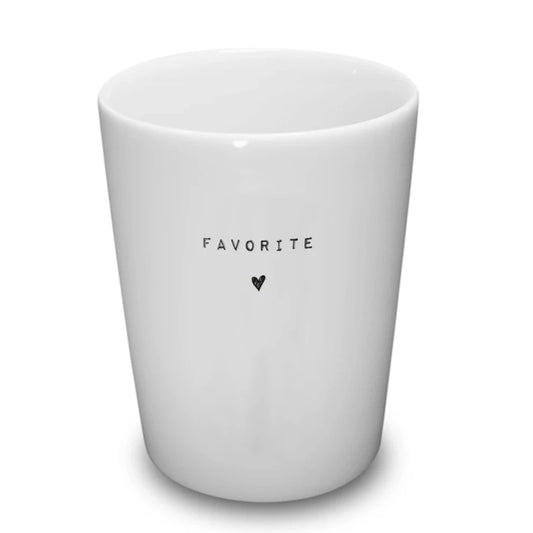 tazza con scritta preferita