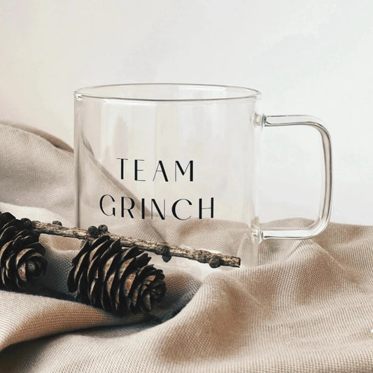 tazza in vetro team grinch
