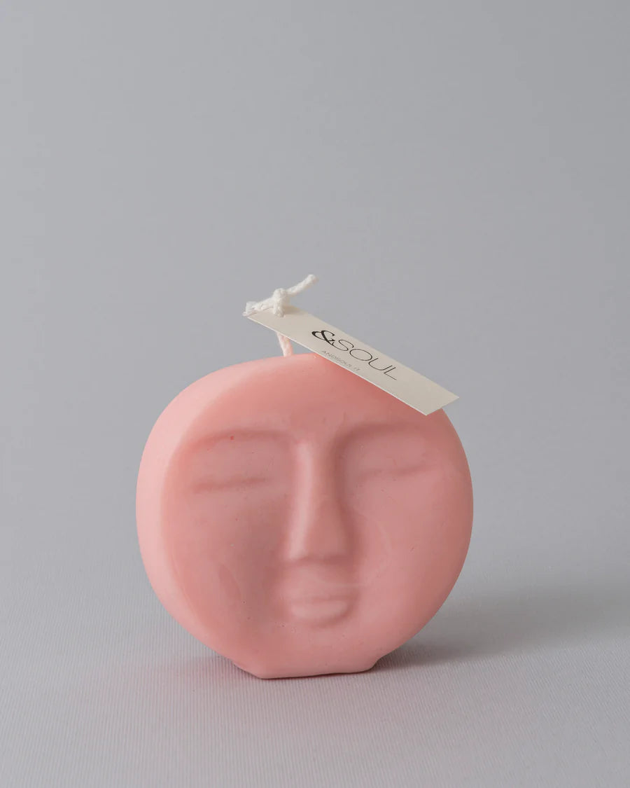 Candela ecosostenibile Moon face