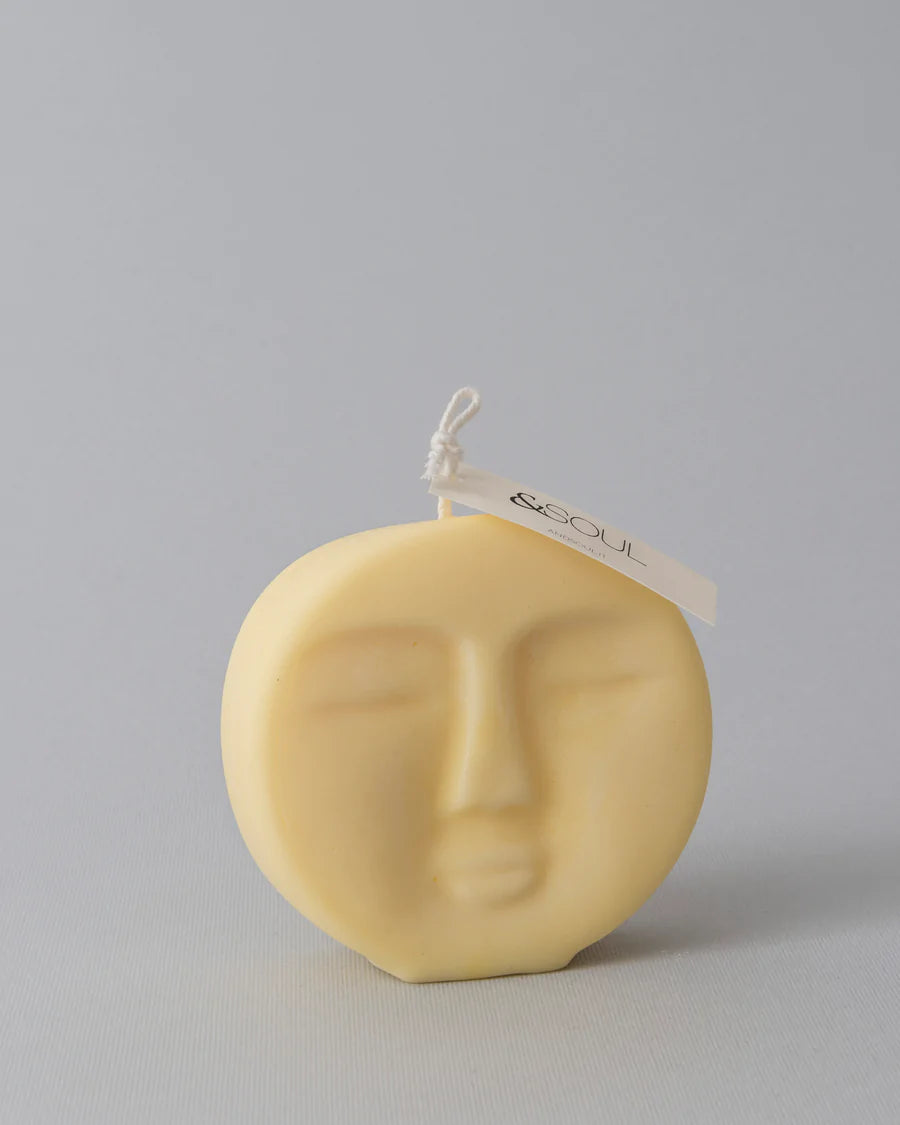 Candela ecosostenibile Moon face