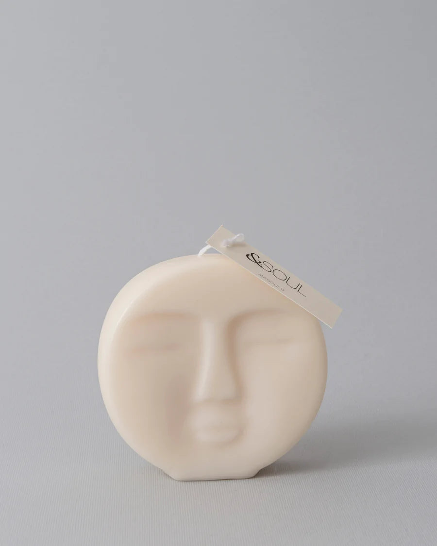 Candela ecosostenibile Moon face