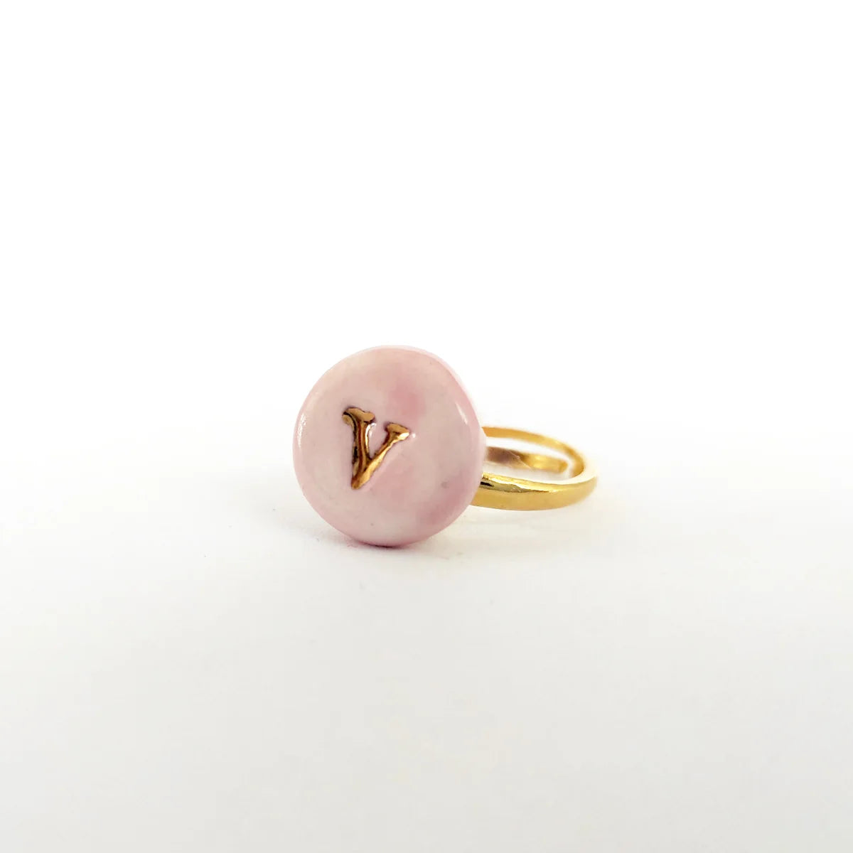 Anello Letter Coin Ring