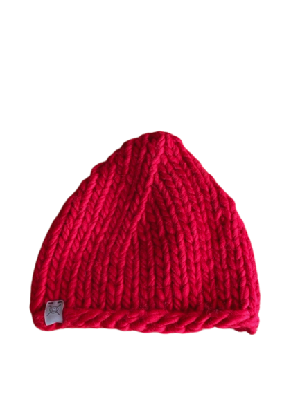 Cappello in lana rosso