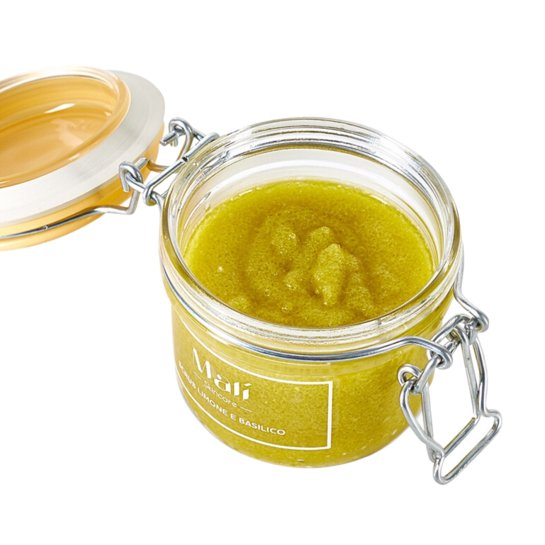 Scrub limone e basilico