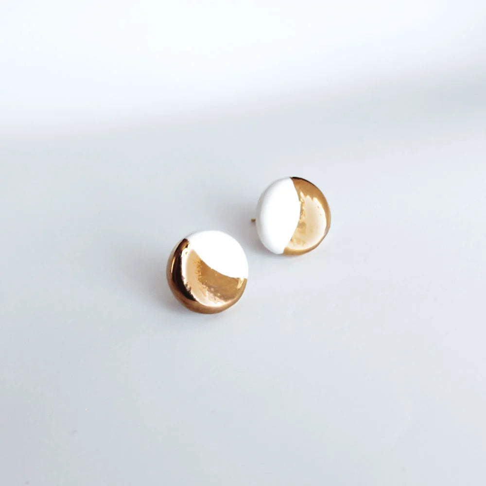 Orecchini Half Moon buttons