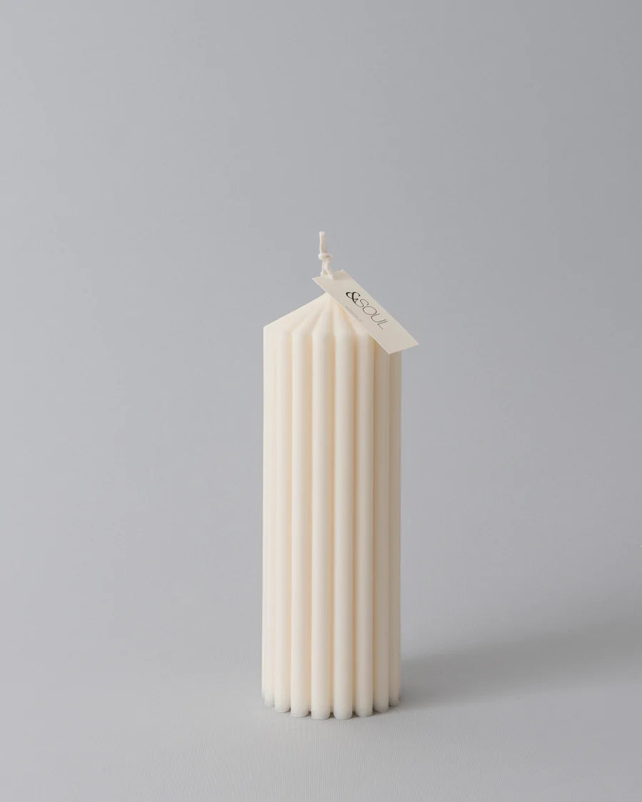 Candele ecosostenibili Pillar set